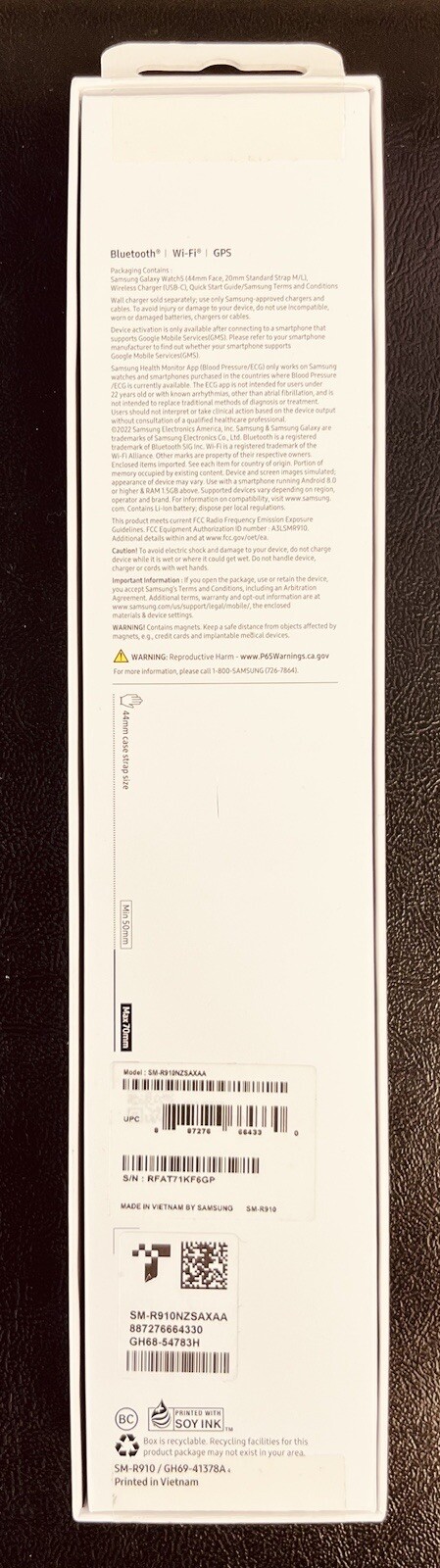 Brand New Samsung Galaxy Watch 5 2022 SM-R910 Bluetooth GPS Aluminum 44mm
