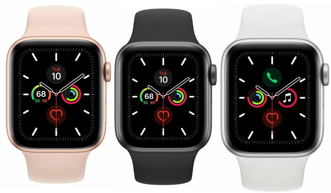 Apple Watch Series 5 40mm 44mm Wifi GPS + Cellular Gold Space Gray Silver – Used