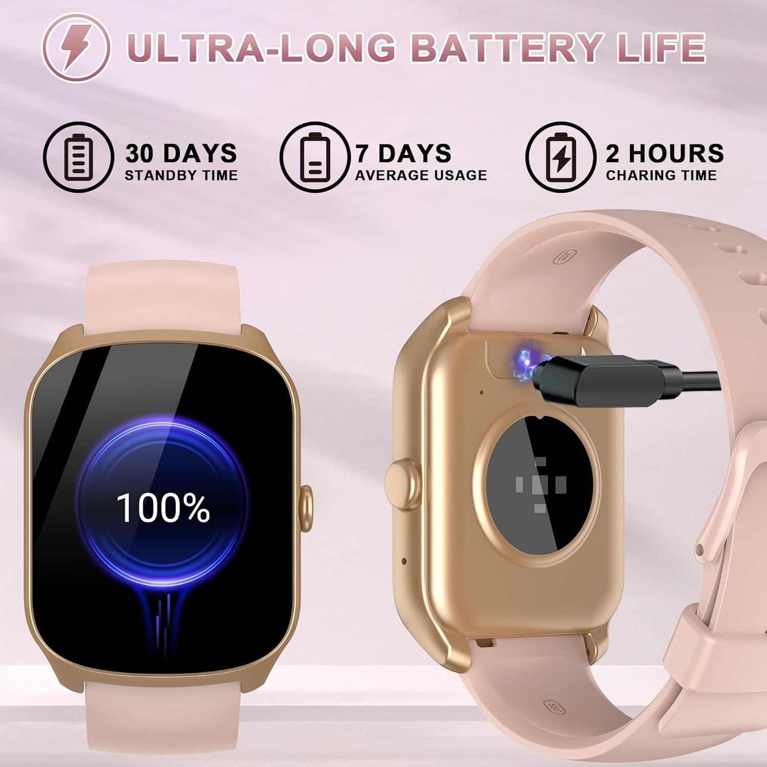 2025 Smart Watch For Men/Women, Waterproof Smartwatch Bluetooth