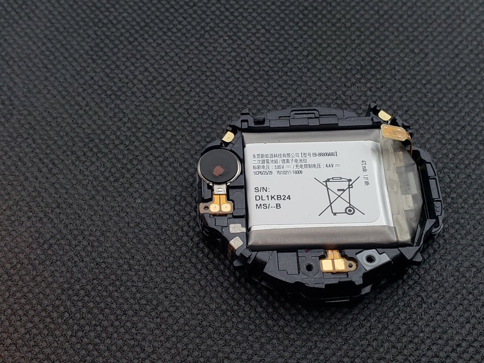 Samsung Galaxy Watch SM-R800 46mm midframe and battery replacement part