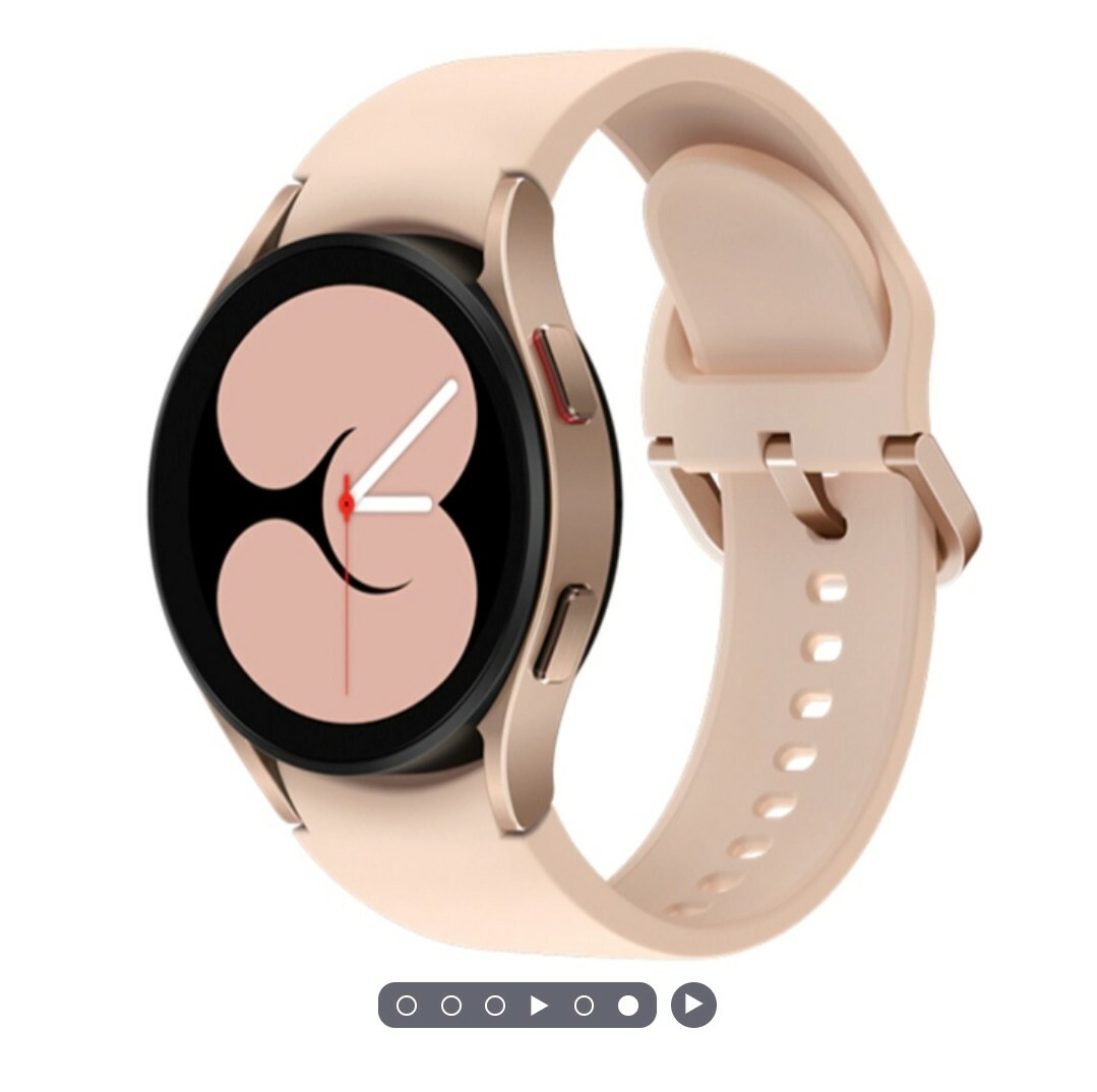 Samsung Galaxy Watch4 SM-R860 40mm Aluminum Case with Sport Band – Pink Gold…
