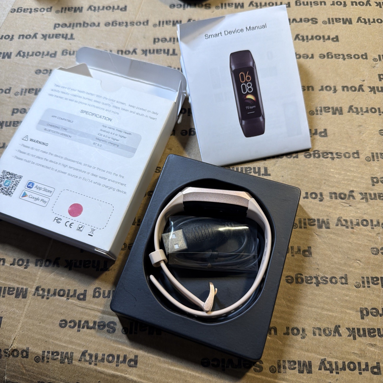 Fit Watch 1.10″ Color Display Activity Tracker for Android iOS