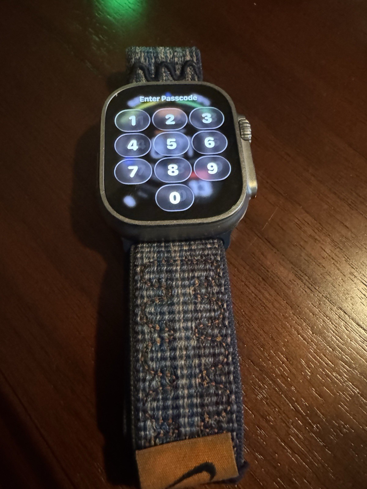 Apple Watch Ultra 49mm Titanium Case with Nike Band Large (GPS + Cellular)