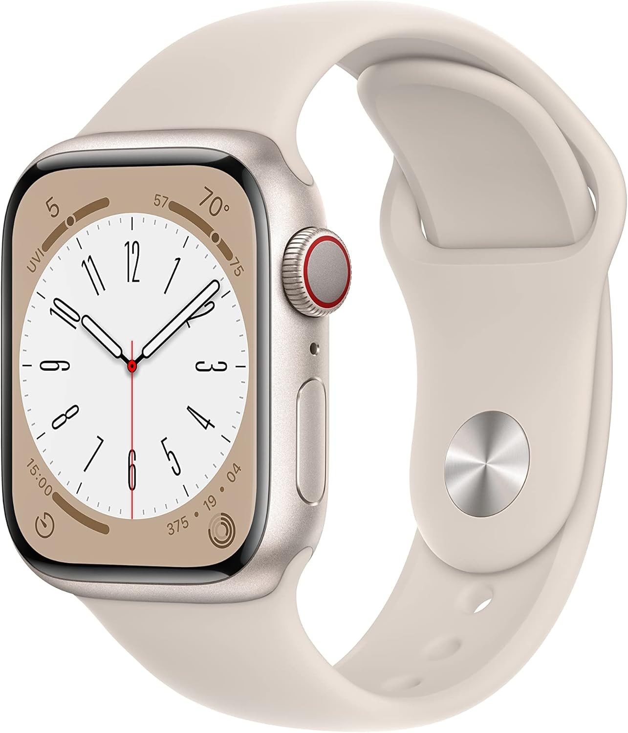 Apple Watch Series 8 ✨ (GPS + Cellular) 41MM Starlight Aluminum Case – Excellent