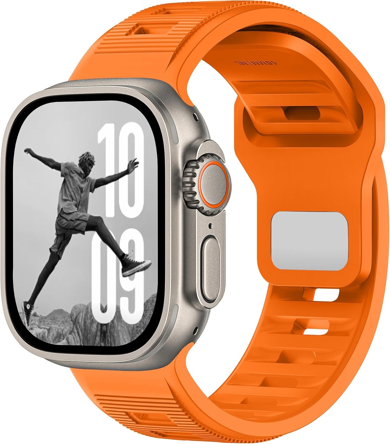 Silicone Sport Band for Apple Watch Series 6 7 8 9 10 11 Ultra 2 42mm 44mm 46mm
