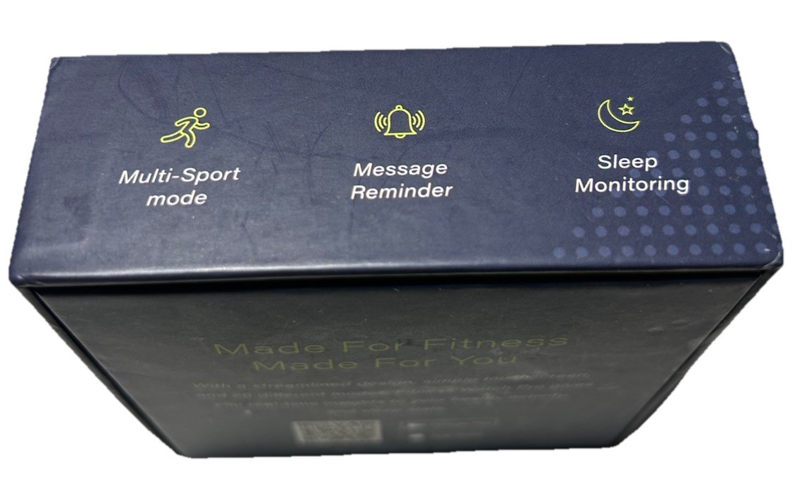 BLACK FITNESS Watch Pro ACTIVITY WATCH TRACKER HEART RATE Blood Pressure