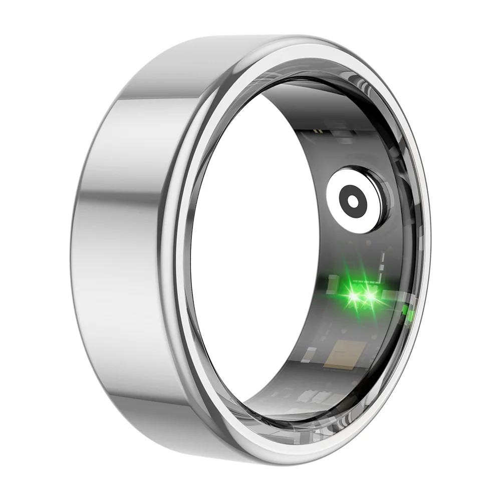 COLMI R02 Smart Ring, Military Titanium Steel IP68 3ATM Health Monitor