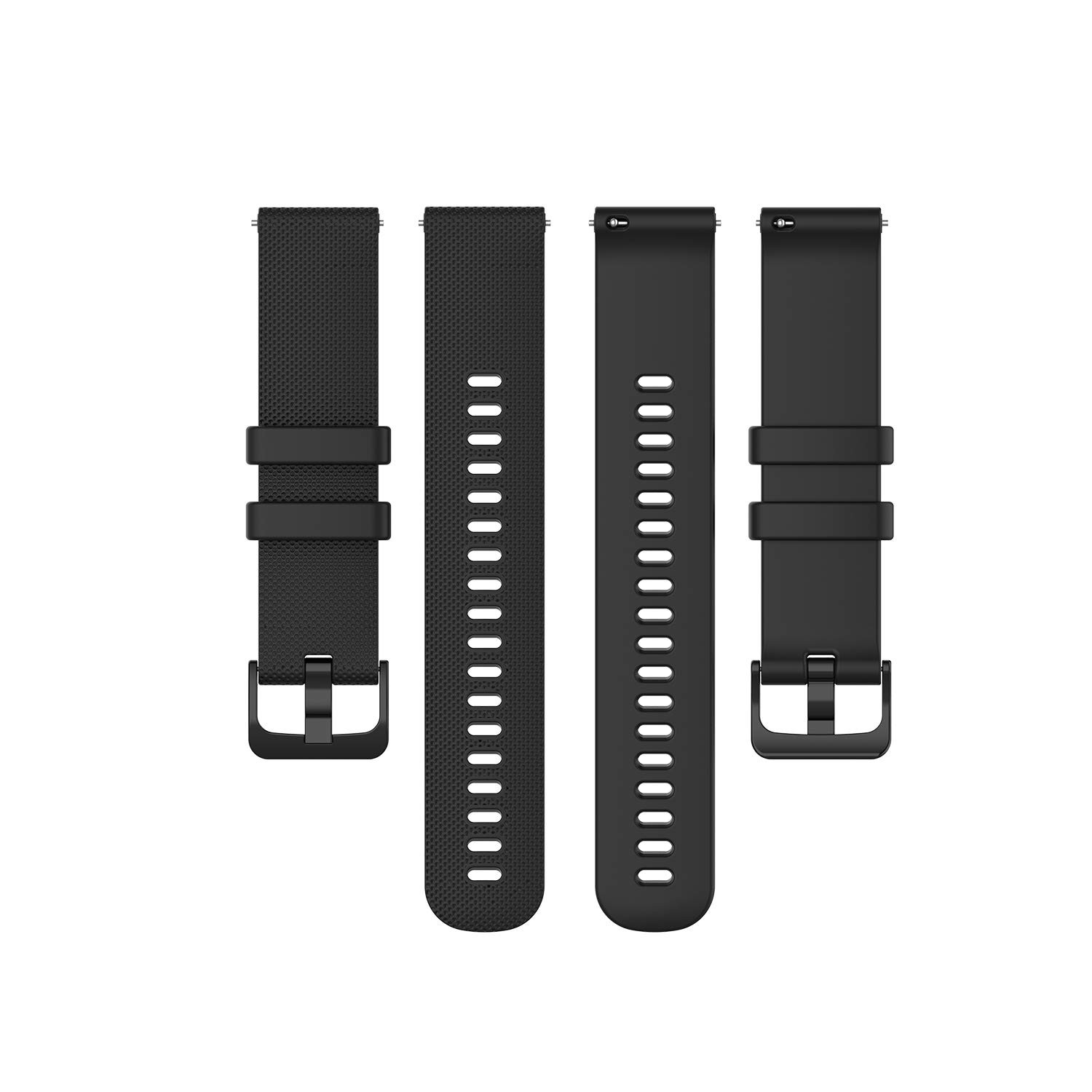 Medium Black Silicone Watch Band for Bestinn Smart Watch Fitness Tracker