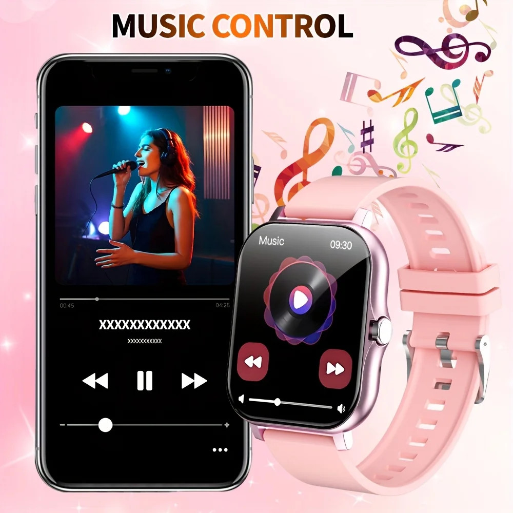G.L Wear Smartwatch 1.83″ HD Display Bluetooth Calling Heart Rate Tracker