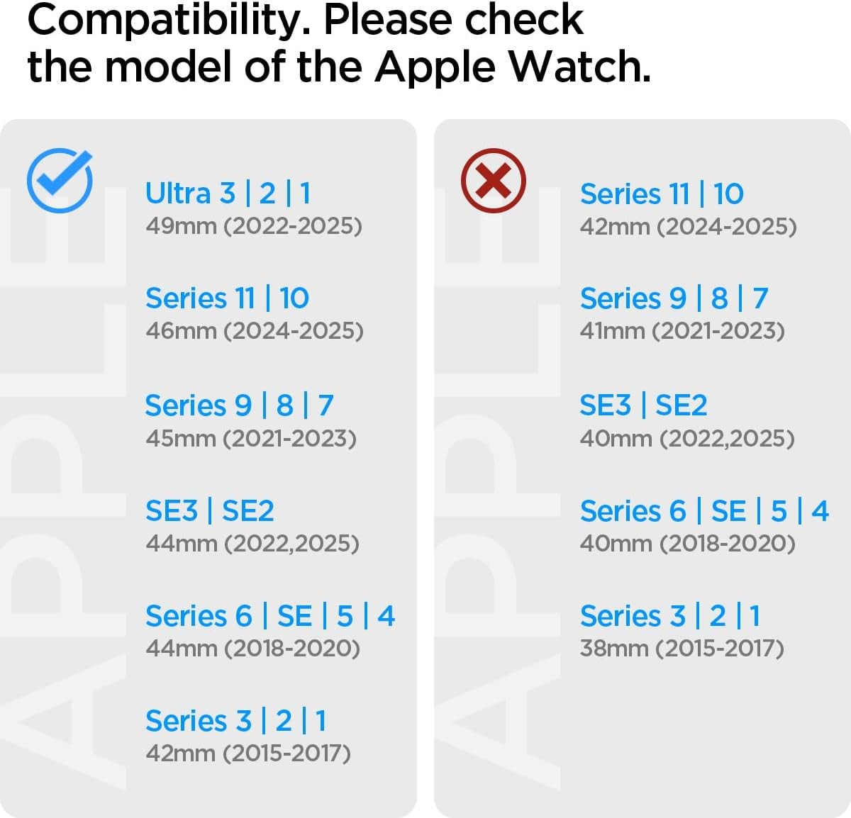 DuraPro Flex Adjustable Solo Loop Strap for Apple Watch Ultra 49mm, Series 11 46