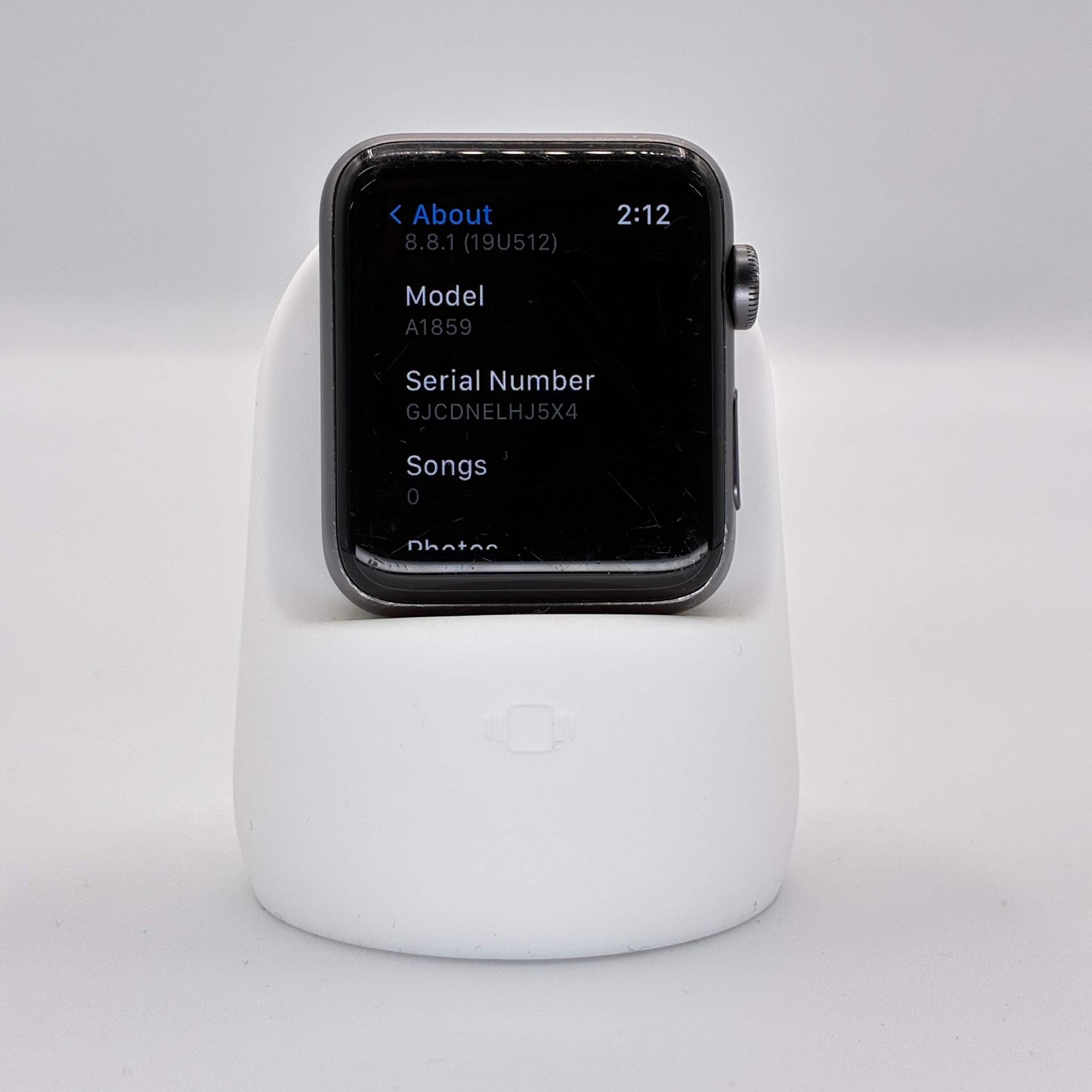 Apple Watch Series 3 GPS A1859 42mm Space Black