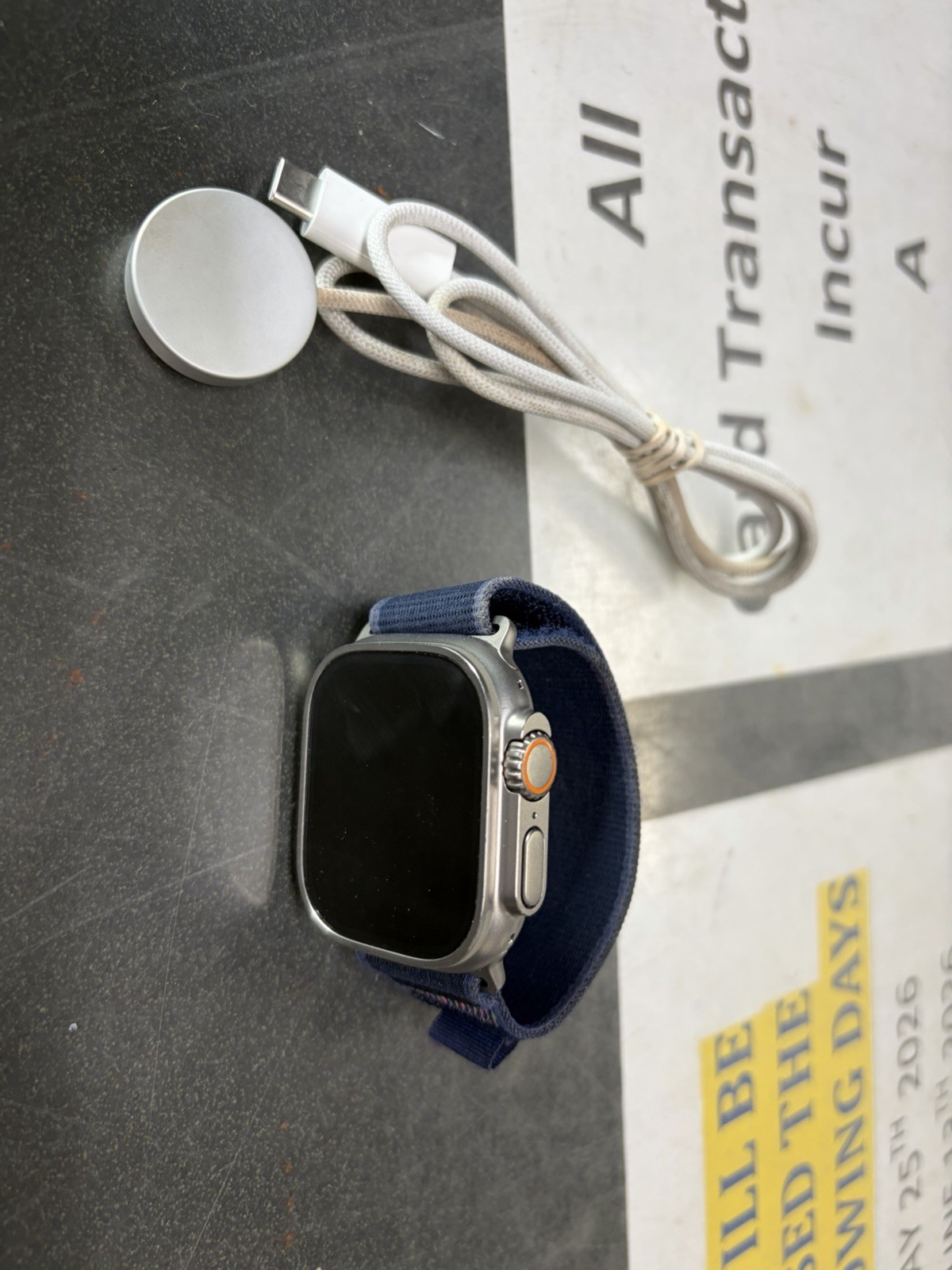 Unlocked Apple Watch Ultra 2 49MM Natural Titanium A2986