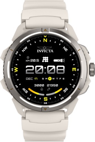 NEW Invicta ITECH-010 I-Tech Smartwatch – 54mm White AMOLED GPS – NIB