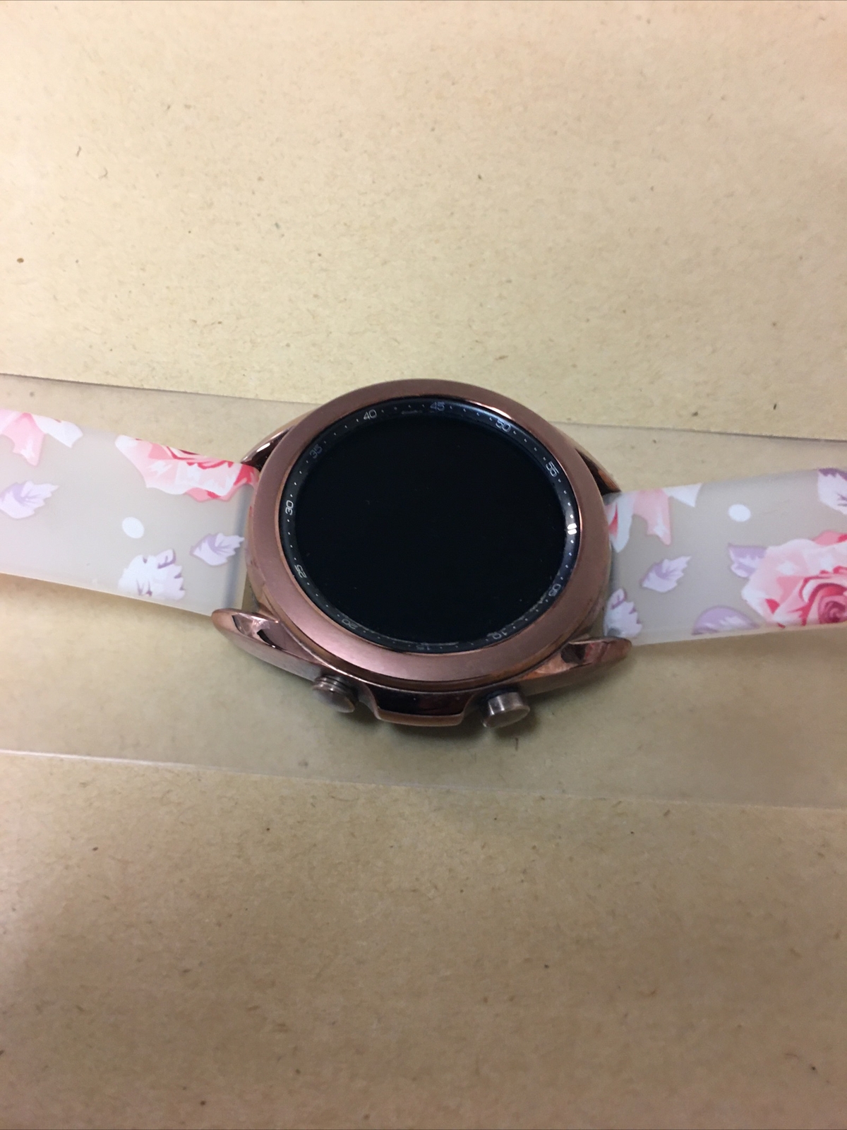 Samsung Galaxy Watch3 SM-R850 41mm Stainless Steel Case with Leather Strap -…