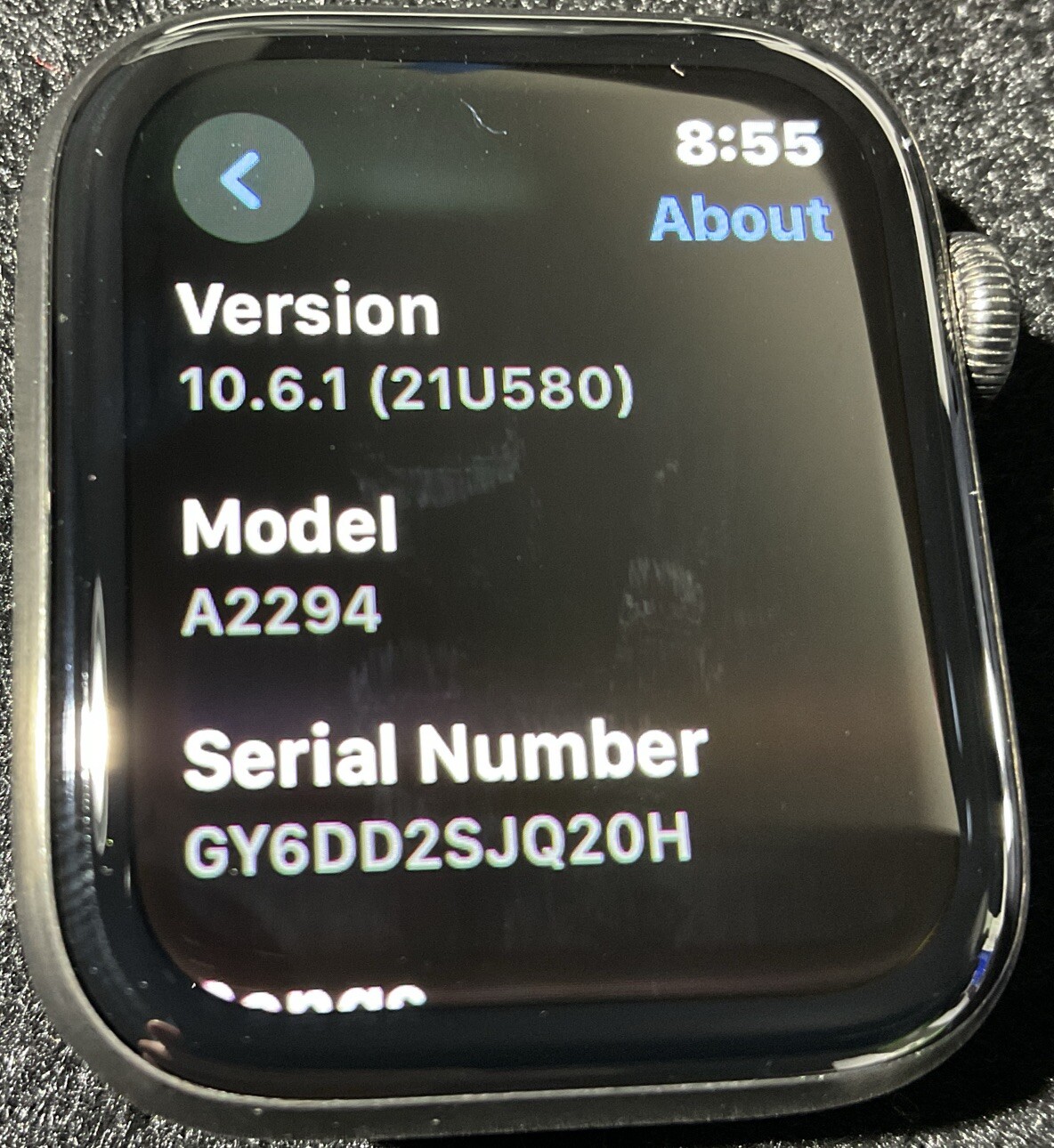 ~SHIPS FAST!~ Apple Watch Series 6 Titanium Case 44mm (GPS + Cellular) M0GH3LL/A