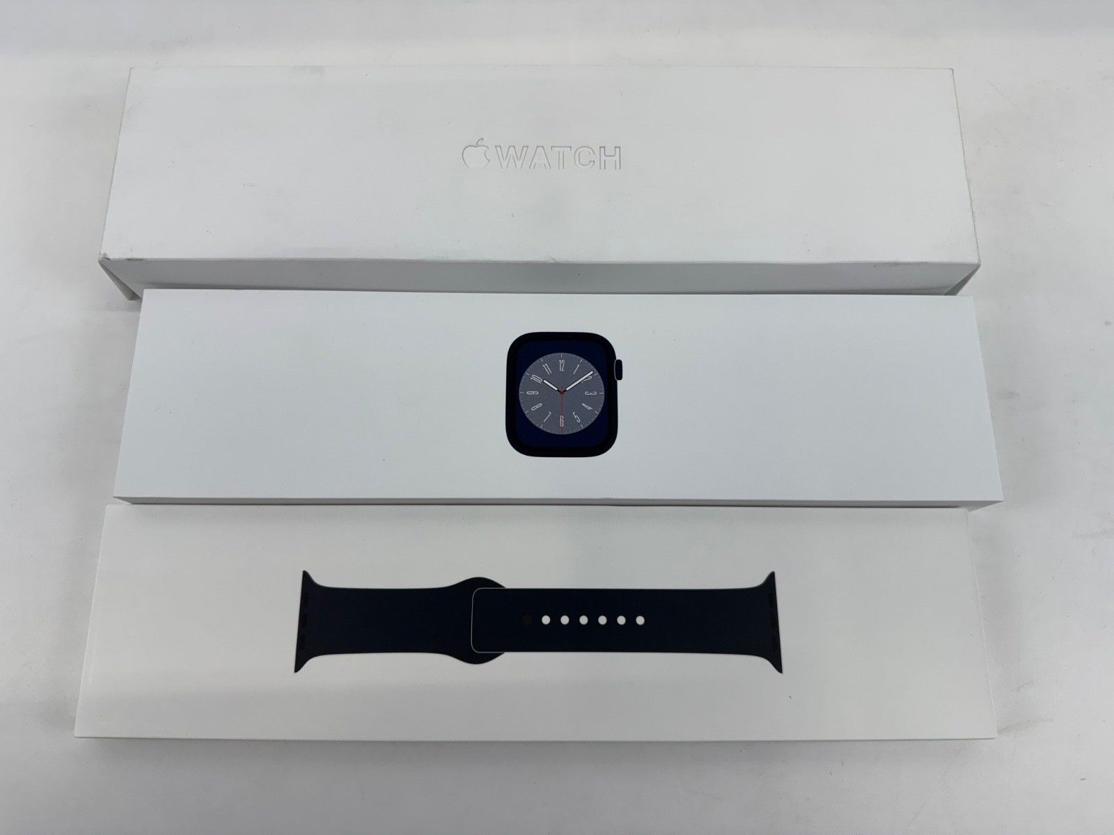 NEW Apple Watch Gen 8 Series 8 S/M 41mm Midnight Aluminum – Midnight Sport Band