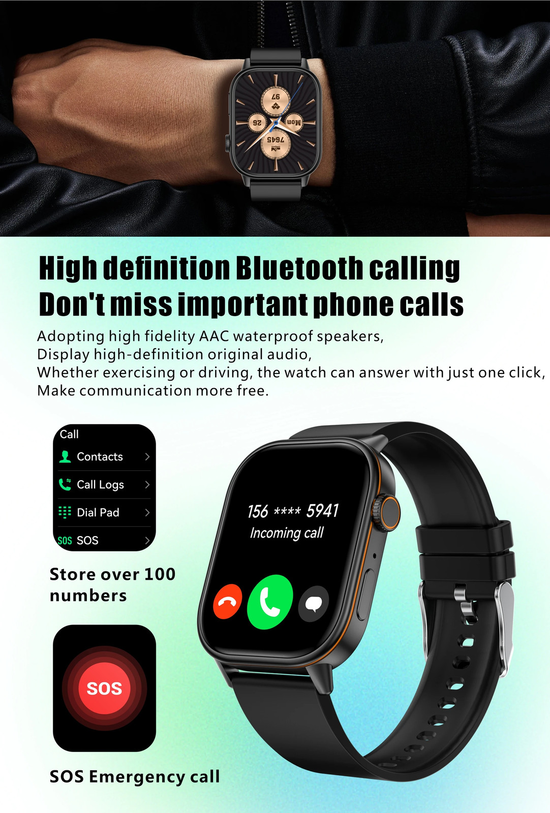 2025 New Outdoor Military GPS Smart Watch 2.01-inch AMOLED Screen BT Call 178+ S