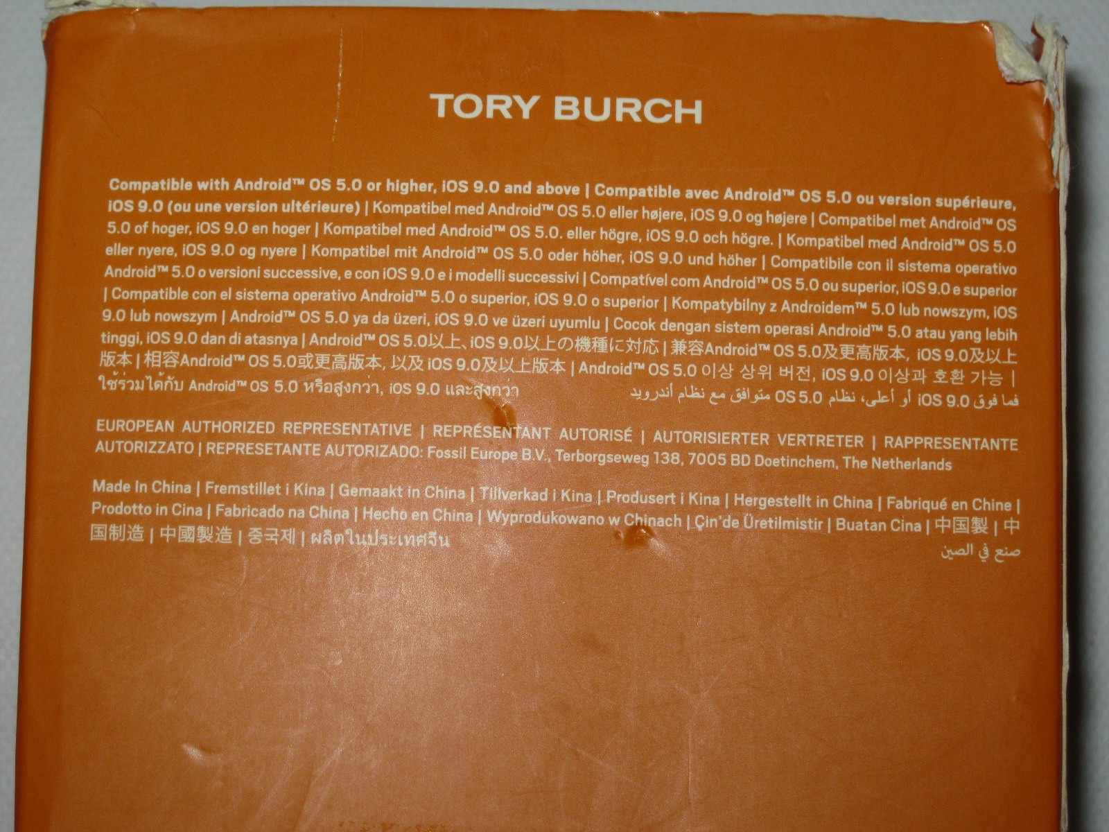 New Tory Birch Hybrid Smartwatch Android OS 5.0 or higher, IOS 9.0 or higher