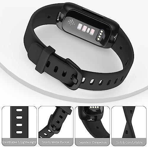 Single Soft Silicone Strap Compatible with Fitbit Inspire 3 Fitness Tracker Men