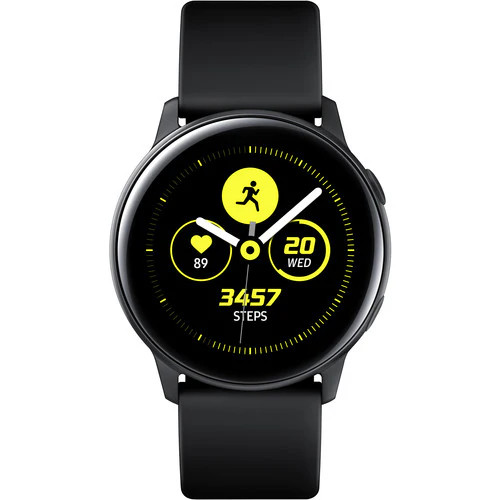 Samsung SM-R500NZKCXAR-RB Galaxy Active 40mm Black – Certified Refurbished