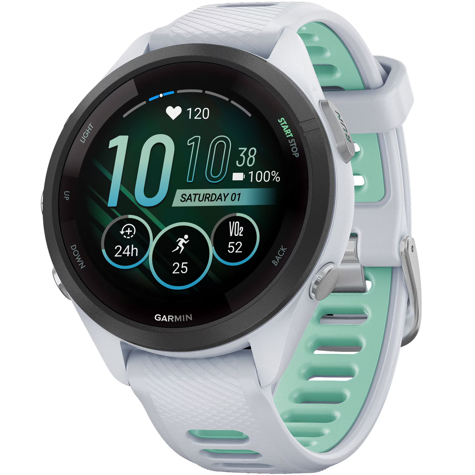 Garmin – Forerunner 265S GPS Smartwatch 42 mm Fiber-reinforced polymer – Blac…