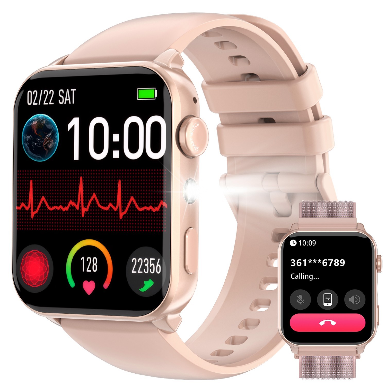 Ladys Smart Watch Women Fitness Tracker Blood Pressure Heart Rate Sport Watches