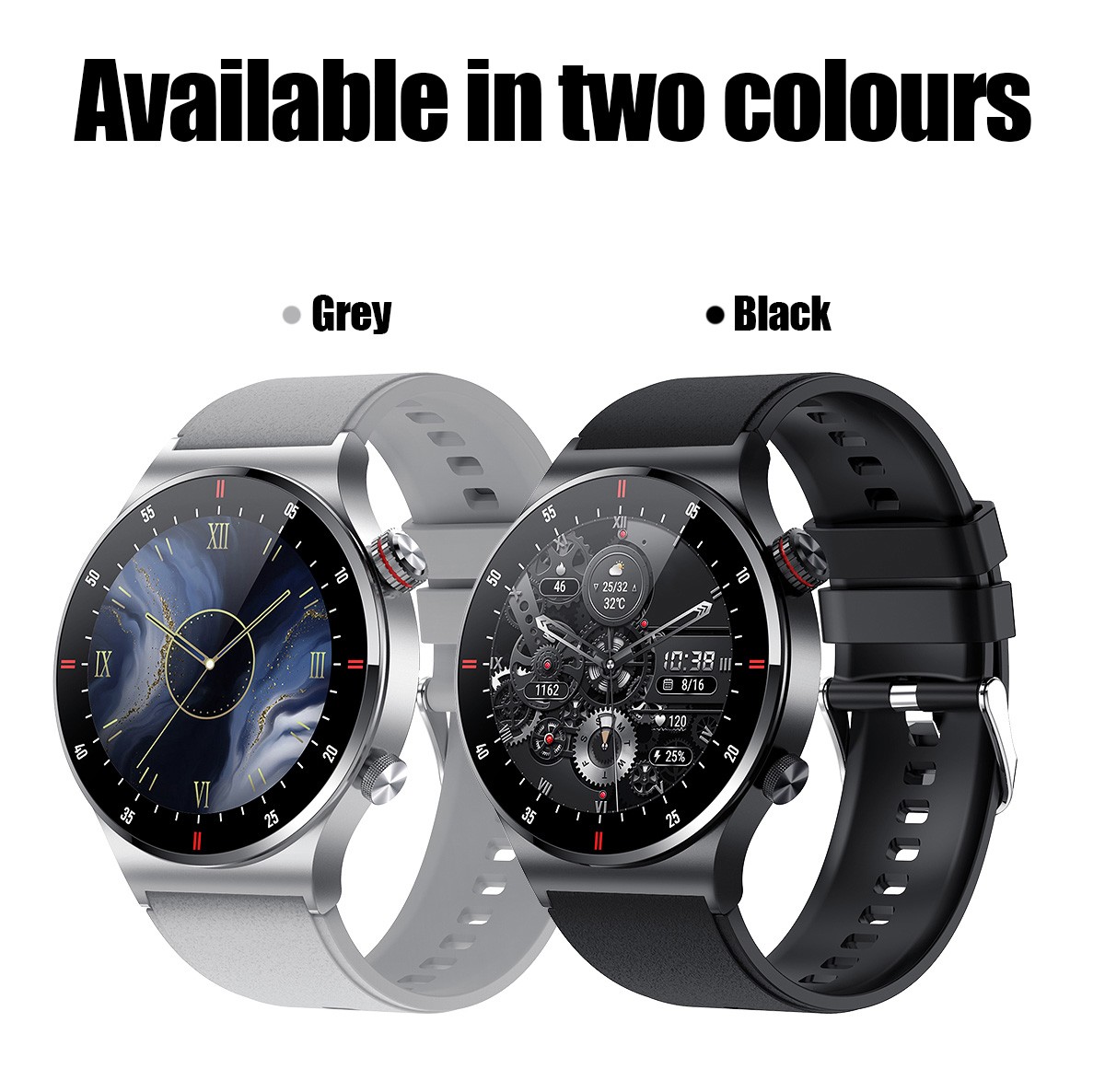 2024 Smart Watch Men Waterproof Smartwatch Bluetooth for iPhone Android Samsung
