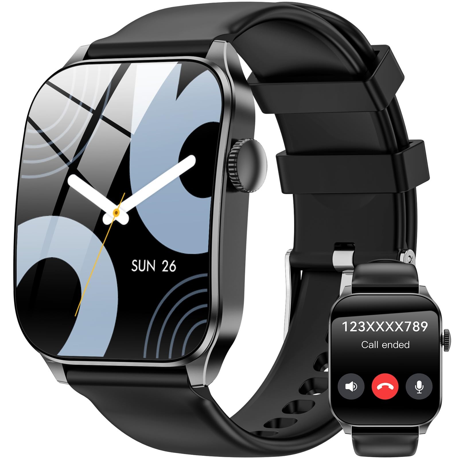 Haulvean Curve Smart Watch for Men Women, 1.91″ Smartwatches with 120+ Sport …