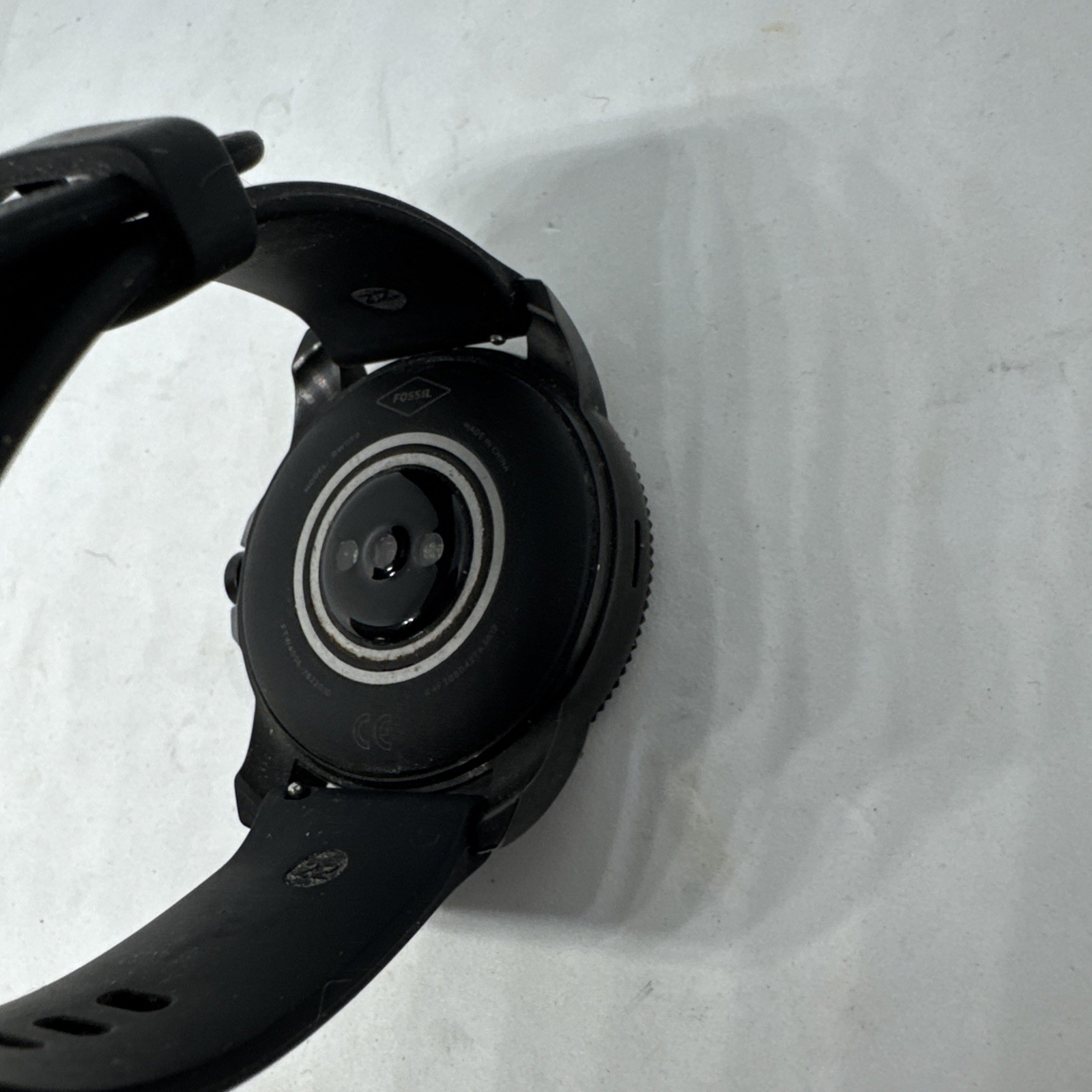 Fossil SmartWatch Model DW11F2 black rubber band