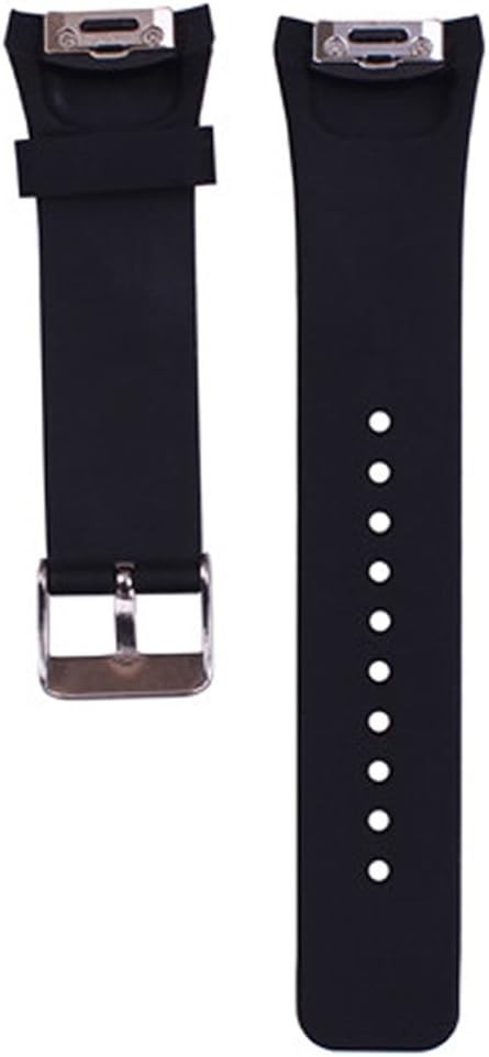 Black Silicone Strap for Samsung Gear S2 Smartwatch – 1PC Compatible Accessory