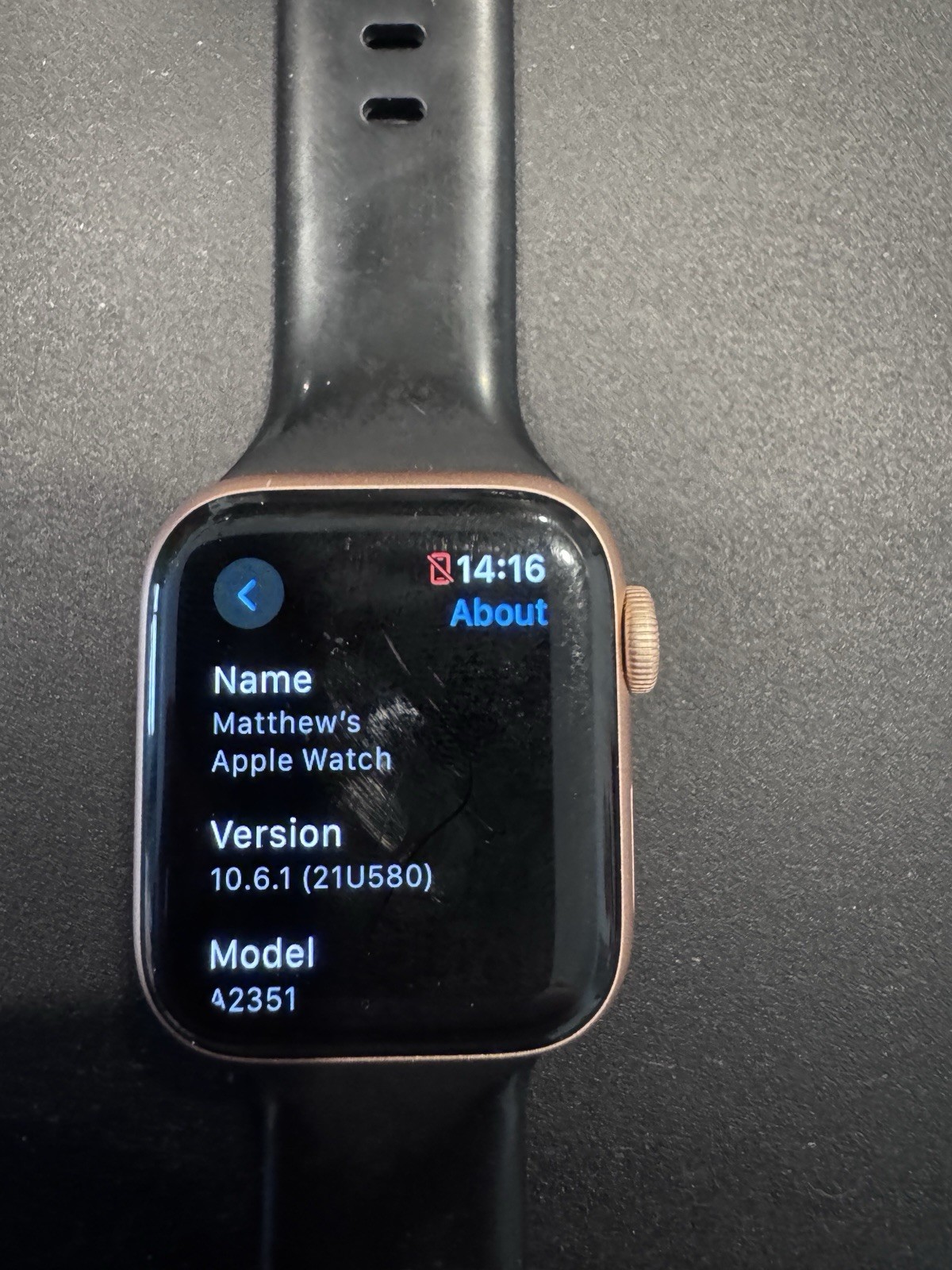 Apple Watch SE 40mm Rose Gold Aluminum Case