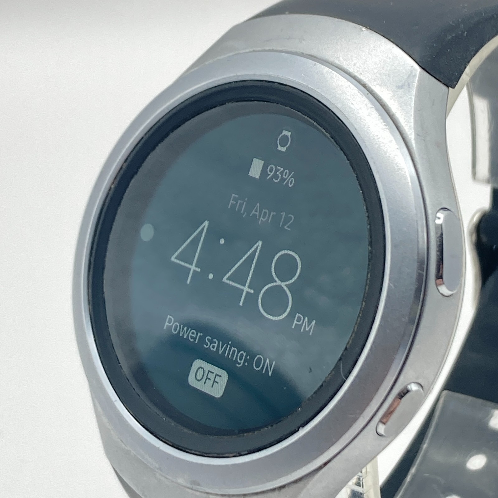 Samsung Gear S2 Smart Watch 44mm SM-R730A Works Silver Tone