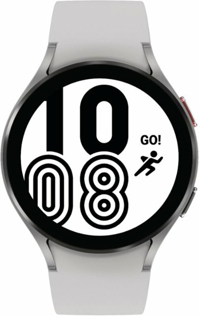Samsung Silver Galaxy Watch 4 44mm Bluetooth Smartwatch SM-R870NZSAXAA