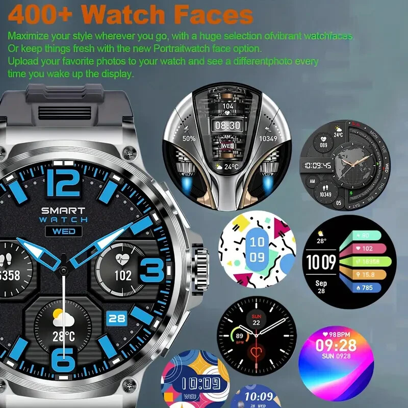 Multifunctional Smart Watch For Men /military smart watch, Touch Screen Digital.