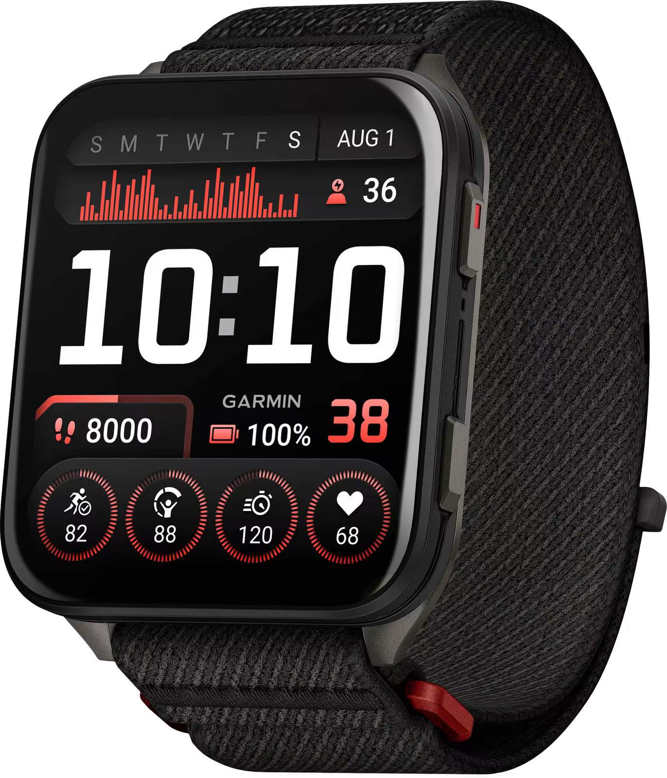 Garmin – Venu X1 GPS Smartwatch 51 mm Fiber-reinforced polymer – Black with S…