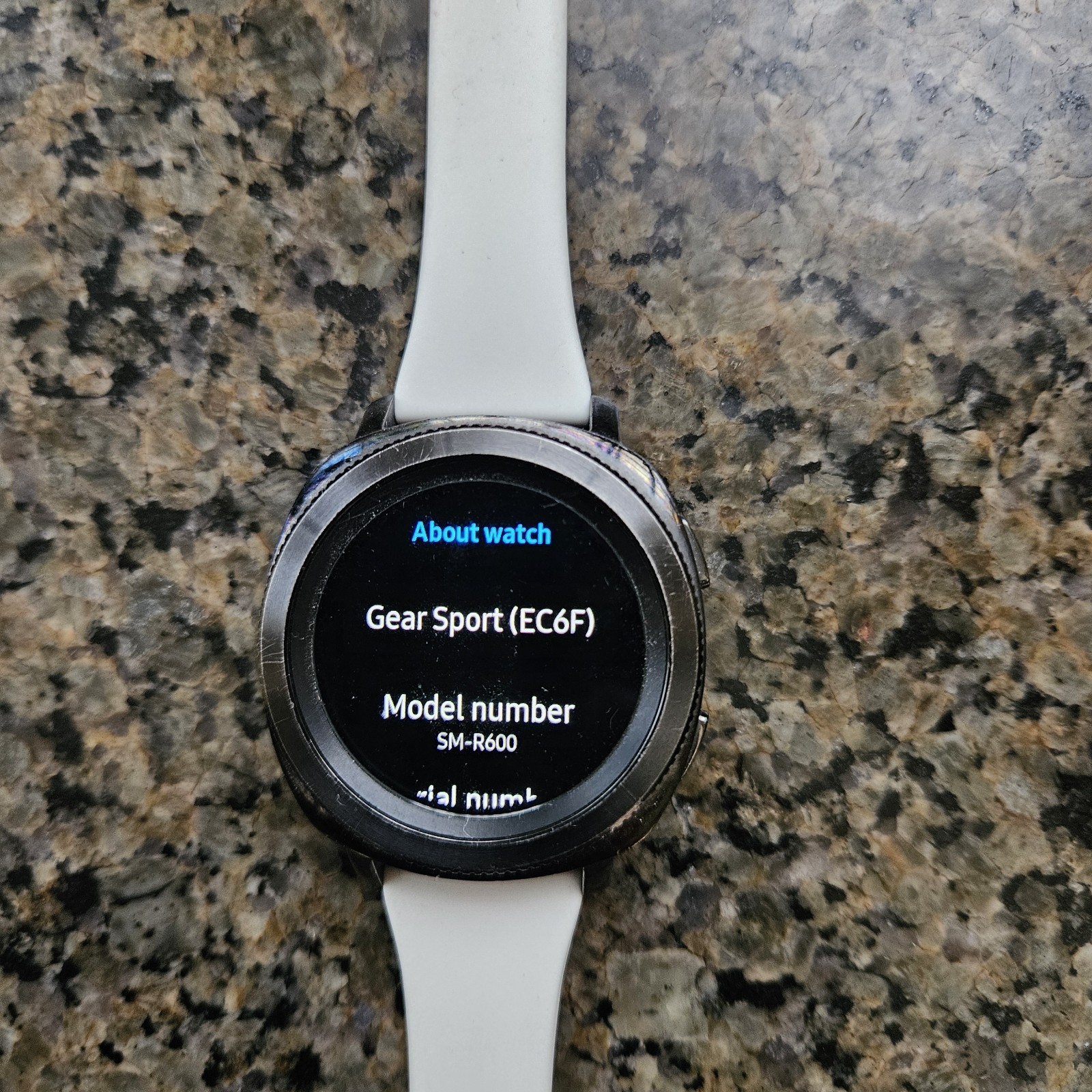 Samsung Gear Sport SM-R600 42mm 4GB Water-Resistant White Band