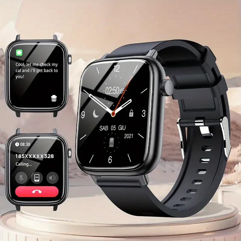 Men’s Smart Watch 1.83″ HD Touch Screen Text/Make/Receive Calls Fitness Tracker