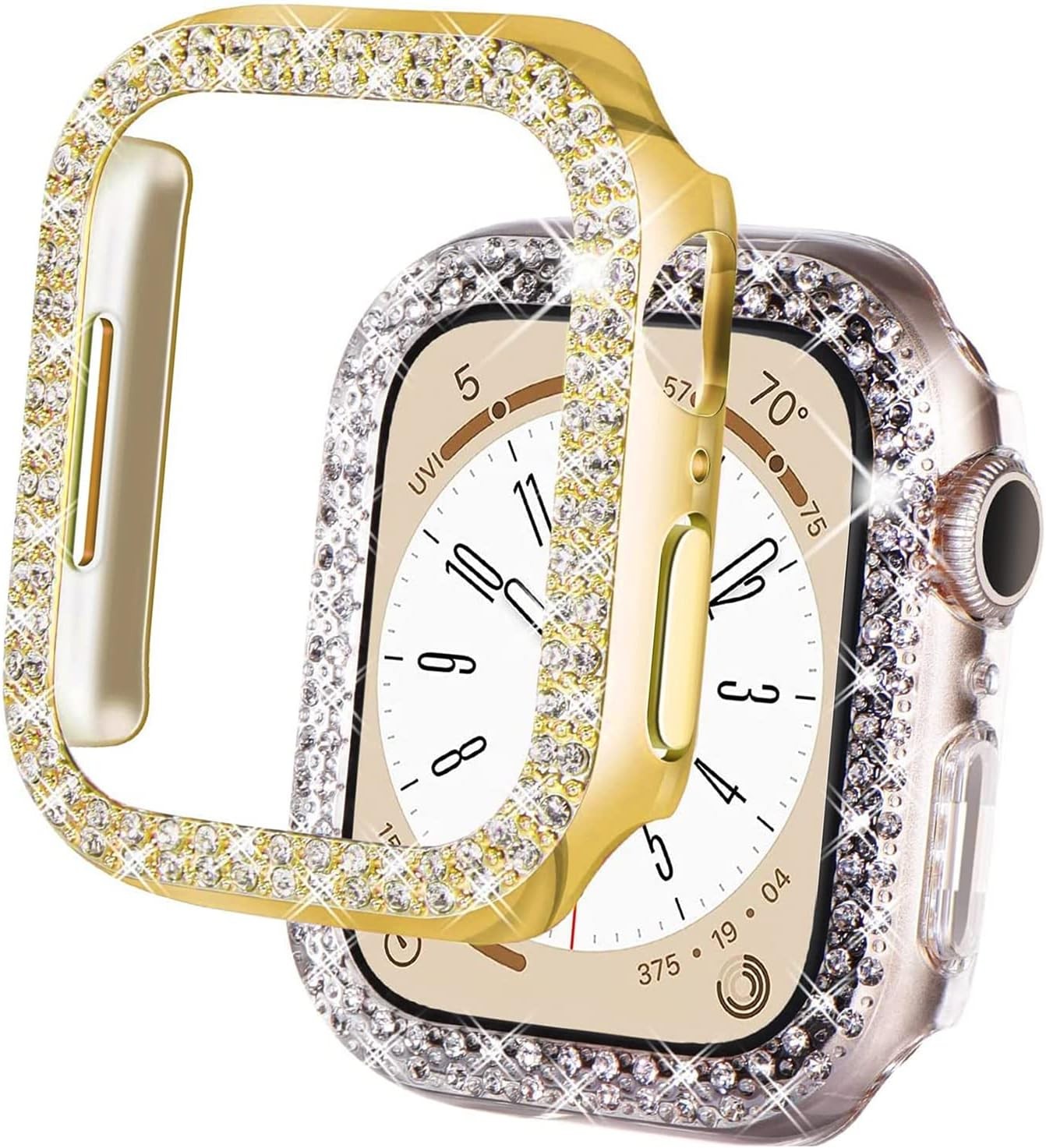 Bling Rhinestone Protector Case for Apple Watch Ultra 3 / Ultra 2 (49mm) – 2-Pac