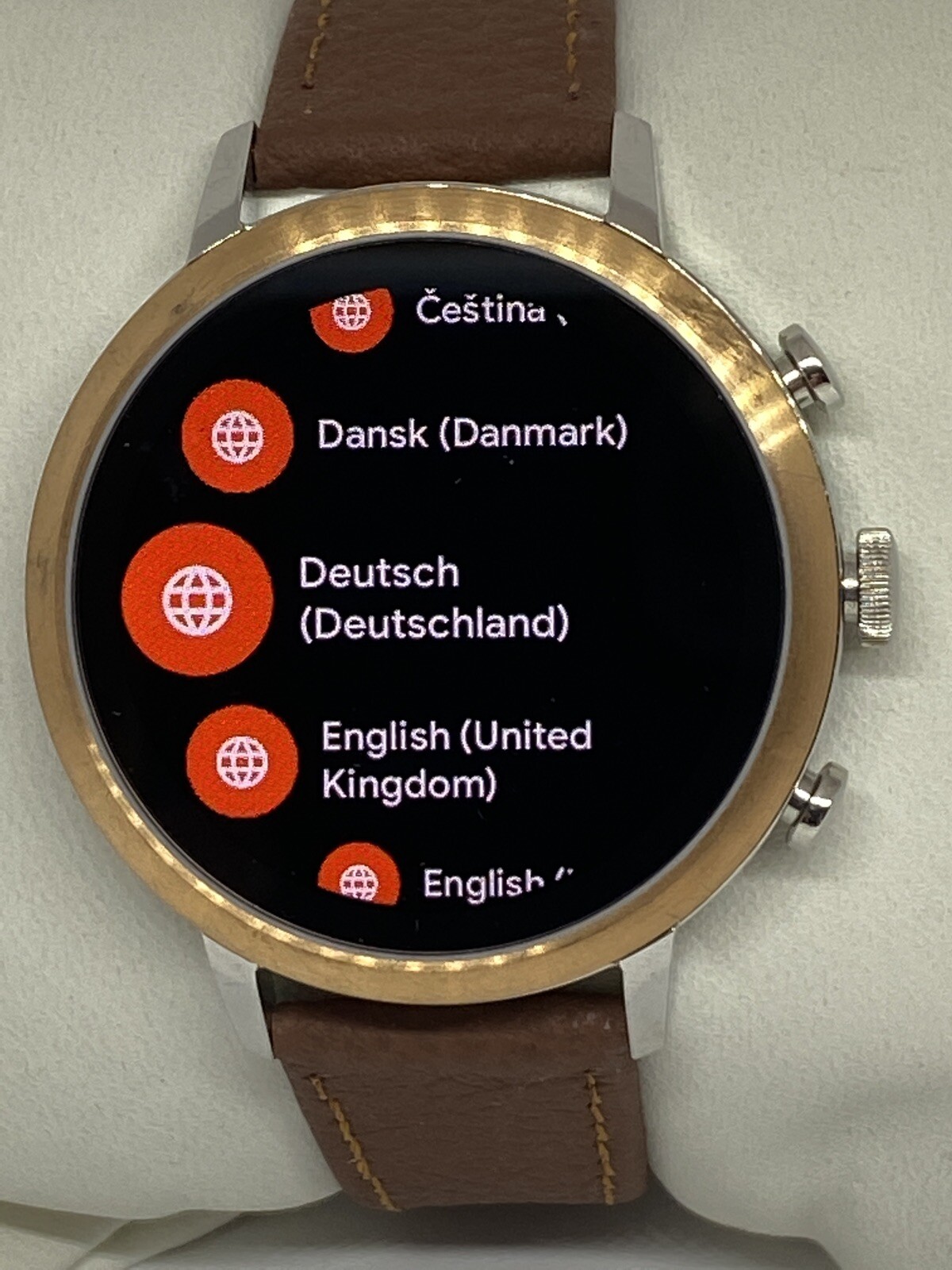 Fossil Gen 4 Authentic Digital Dial Smart Watch Custom Band FTW6016 DC86