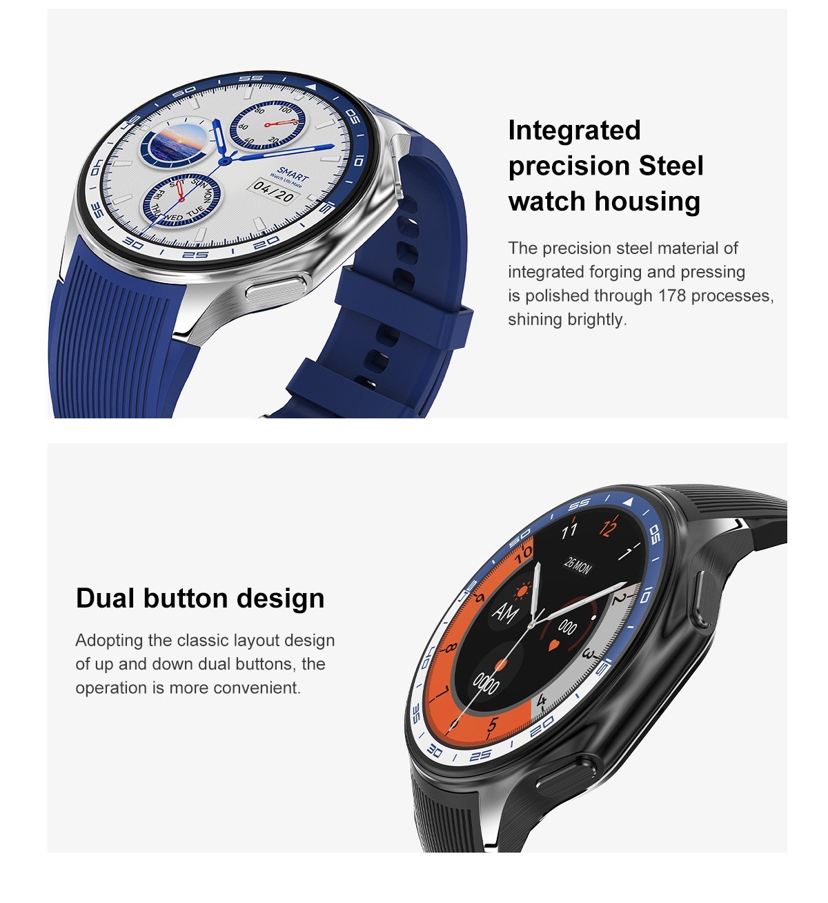DT Watch X Smart Watch 10 Days Battery AMOLED BT Call TWS WearPro iOS Android