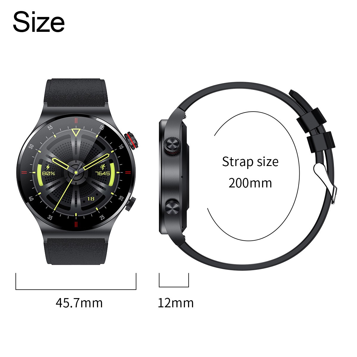 2024 Smart Watch Men Waterproof Smartwatch Bluetooth for iPhone Android Samsung