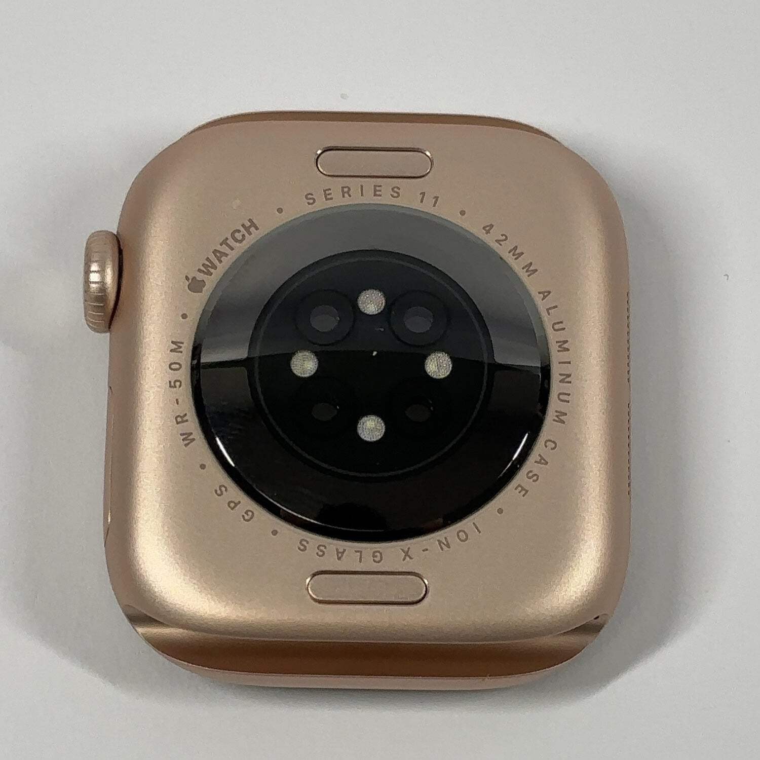 GPS Only Apple Watch Series 11 42MM Rose Gold Aluminum Light Blush Sport Band