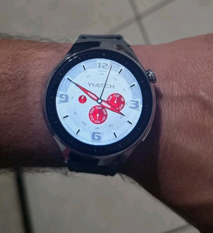 New! GT4 PRO Smartwatch- 1.59″ Display-Android OS-2 Bands/black & SS