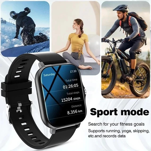 2026 Smart Watch Women Bluetooth Fitness Tracker Touchscreen Pink