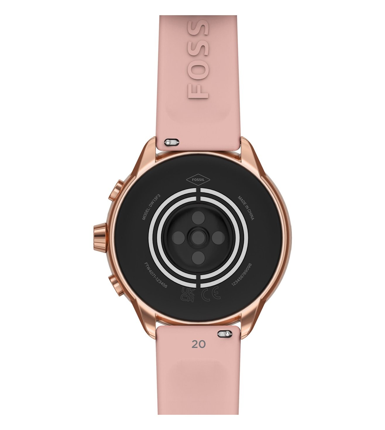 Fossil Gen 6 Smartwatch FTW4071 Rose Gold Pink 42mm Women Wear OS GPS FTW 4071