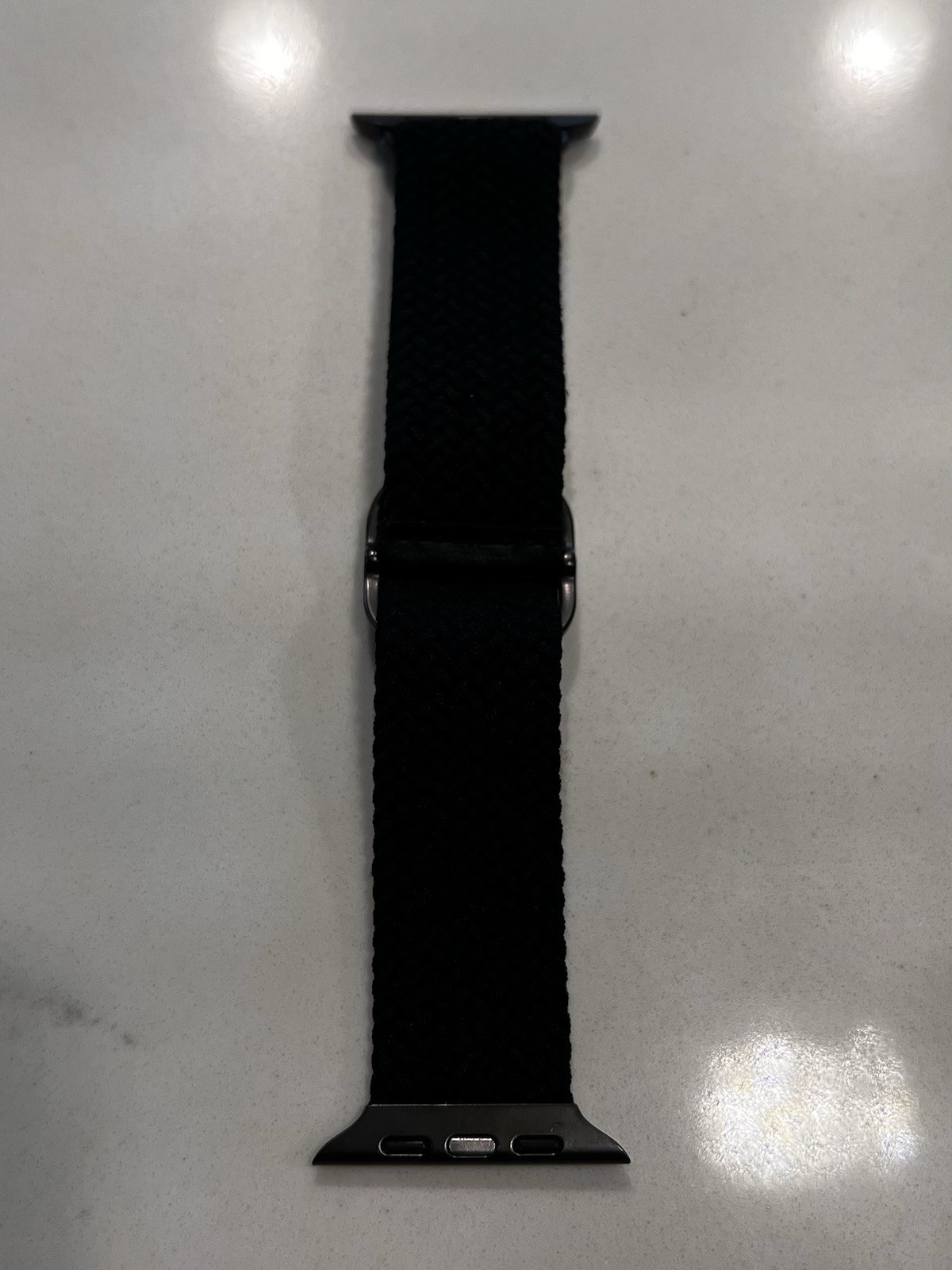 Apple Watch Series 6 – 44mm, GPS Blue Aluminum Case w/ Black Braided Loop A2292