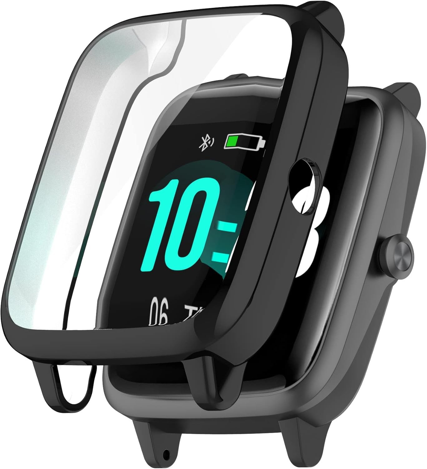 5-Pack Soft TPU Bumper Case for Willful ID205L Smart Watch All-Around Protection