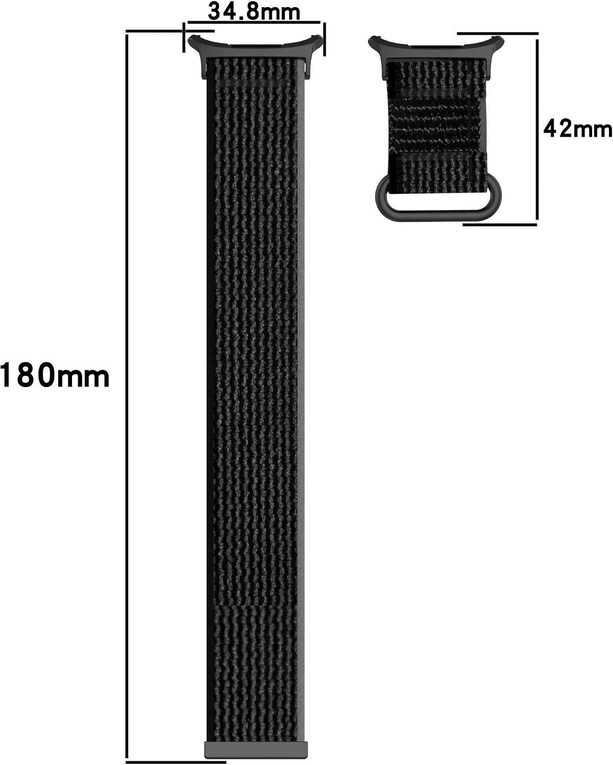 Braided Nylon Watch Band Adjustable Strap for Samsung Galaxy Watch Ultra 47mm