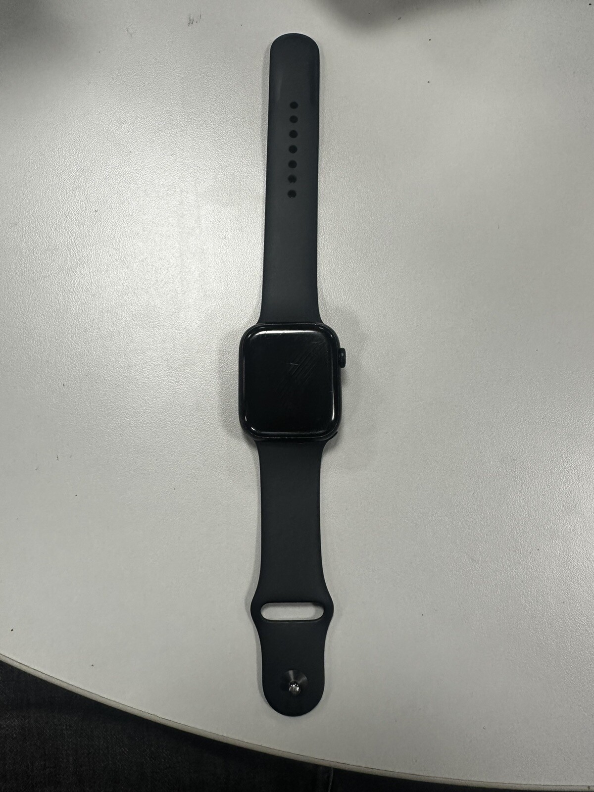 Apple Watch Series 8 45mm Midnight Aluminum Case with Sport Band, M/L (GPS +…