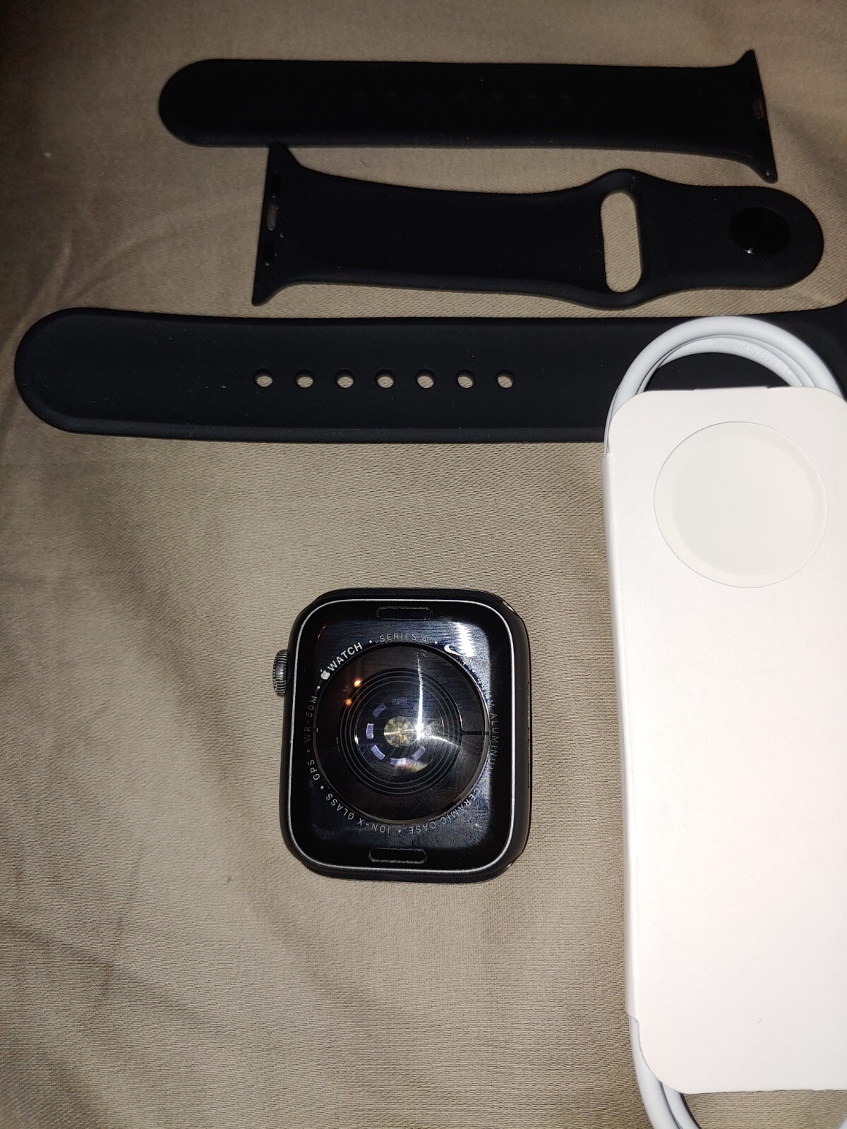 Apple Watch Nike+ Series 4 (GPS) 44mm Space Gray Aluminum Case Black Sport Band